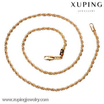 China Wholesale Schmucksachen des Gold 18k, Mode lange Goldketten-Halskettenentwürfe, Mannhalsketten-Goldkette